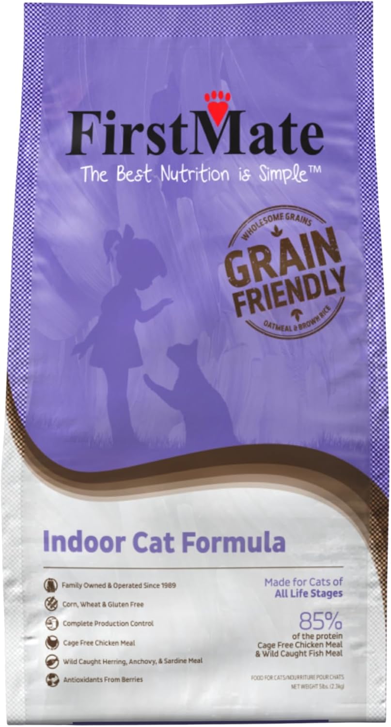 FirstMate™ Grain Friendly Indoor Cat Formula Cat Food 5 Lbs