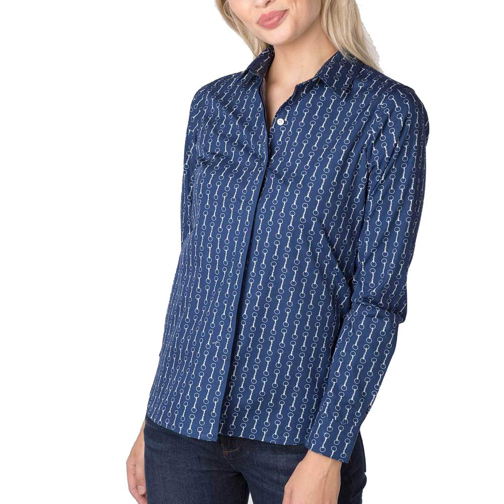Rydale Ladies Wistow Shirt Patterned Animal Printed Shirt Blouse Country 100% Cotton Top