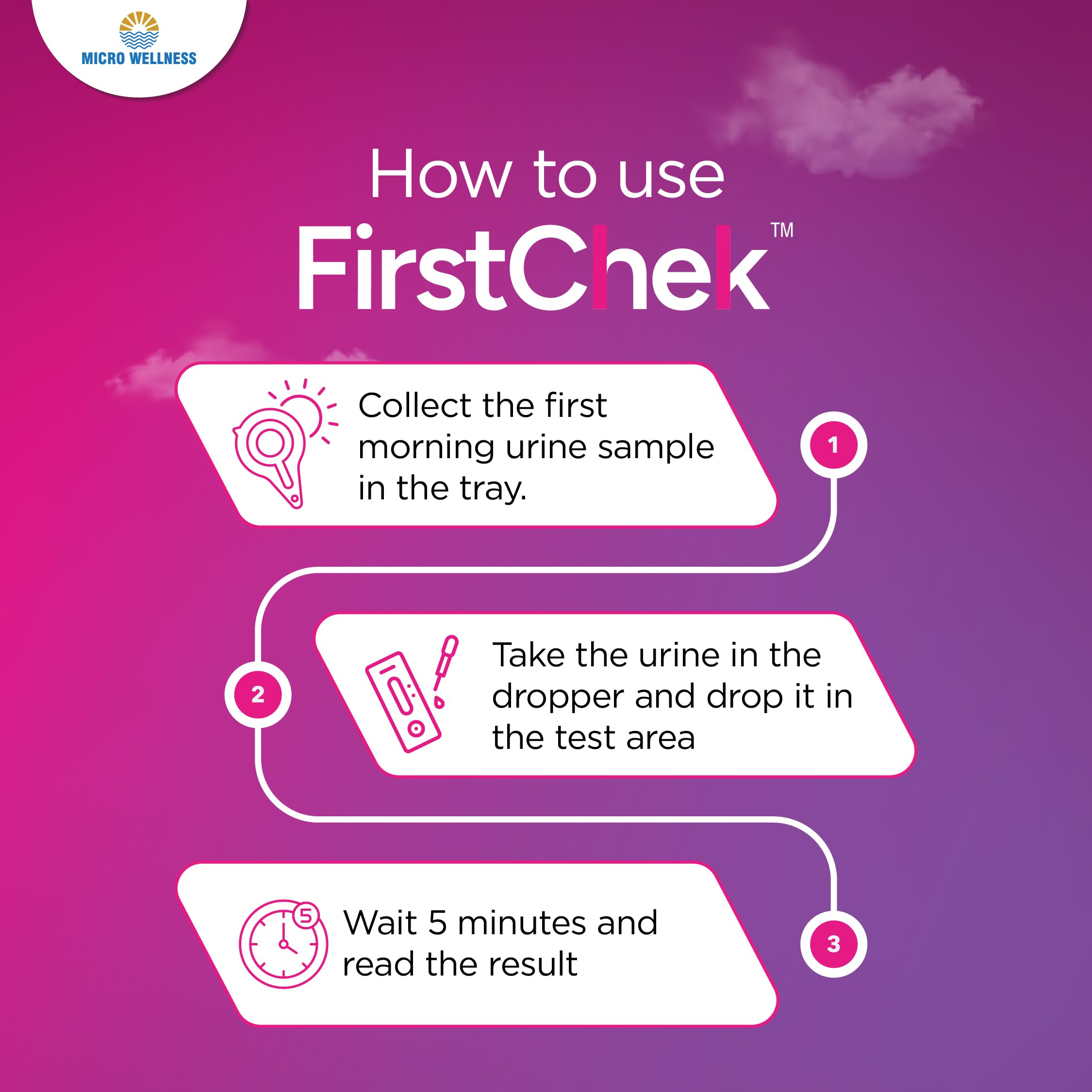 FirstChek -Pregnancy Test Kit | Single Use |Don't Stress...FirstChek | 99% Accuracy | Quick Results in 3–5 Minutes | Easy to Use | Early Detection | Trustworthy Results | Pack of 8 - Image 5 thumbnail