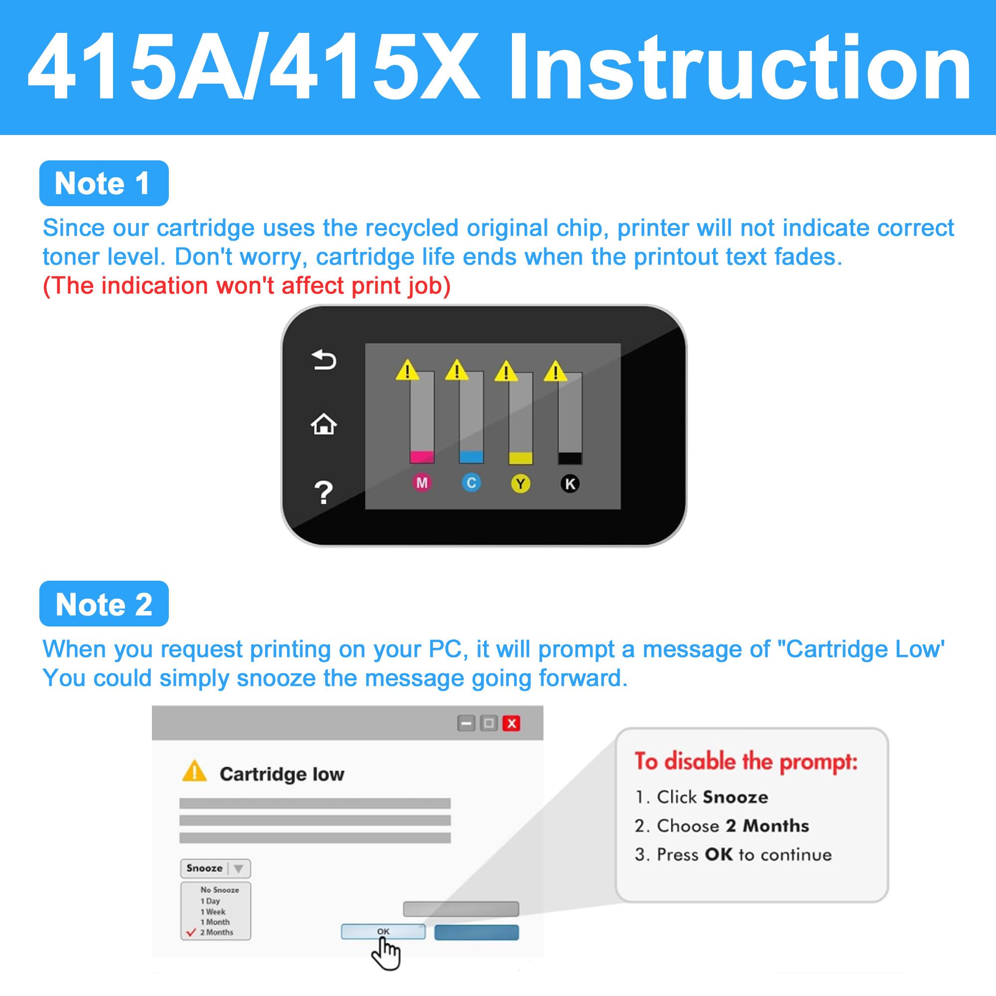 Set 4 Toner Compatibili HP 207X Ad Alta Resa – Nero, Ciano, Magenta, Giallo – Nuovo