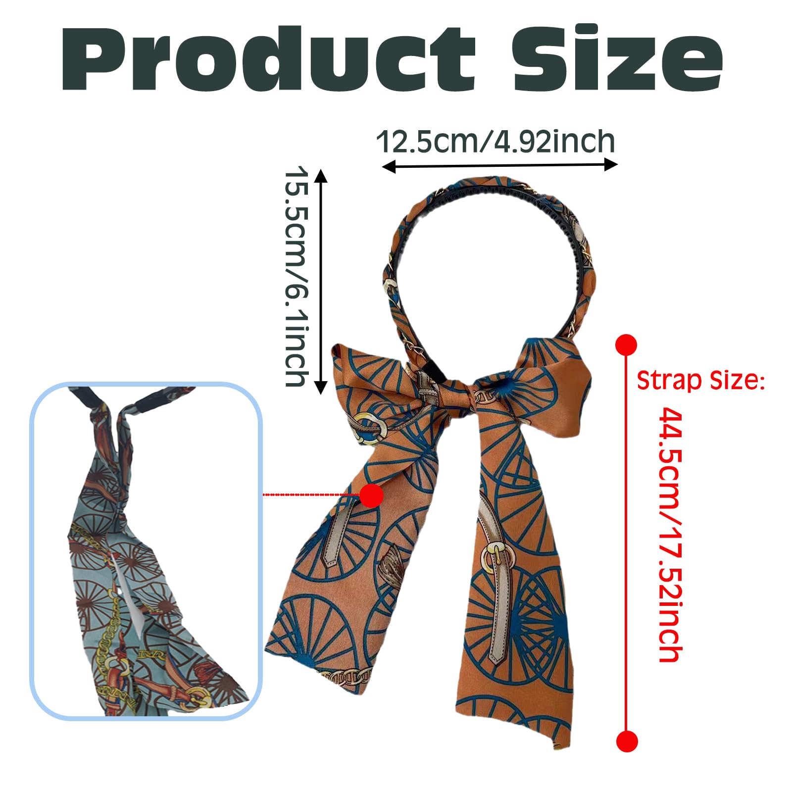 KASESSS 2 Pcs Headbands for Women's Hair, Fashion Head Band - Image 2