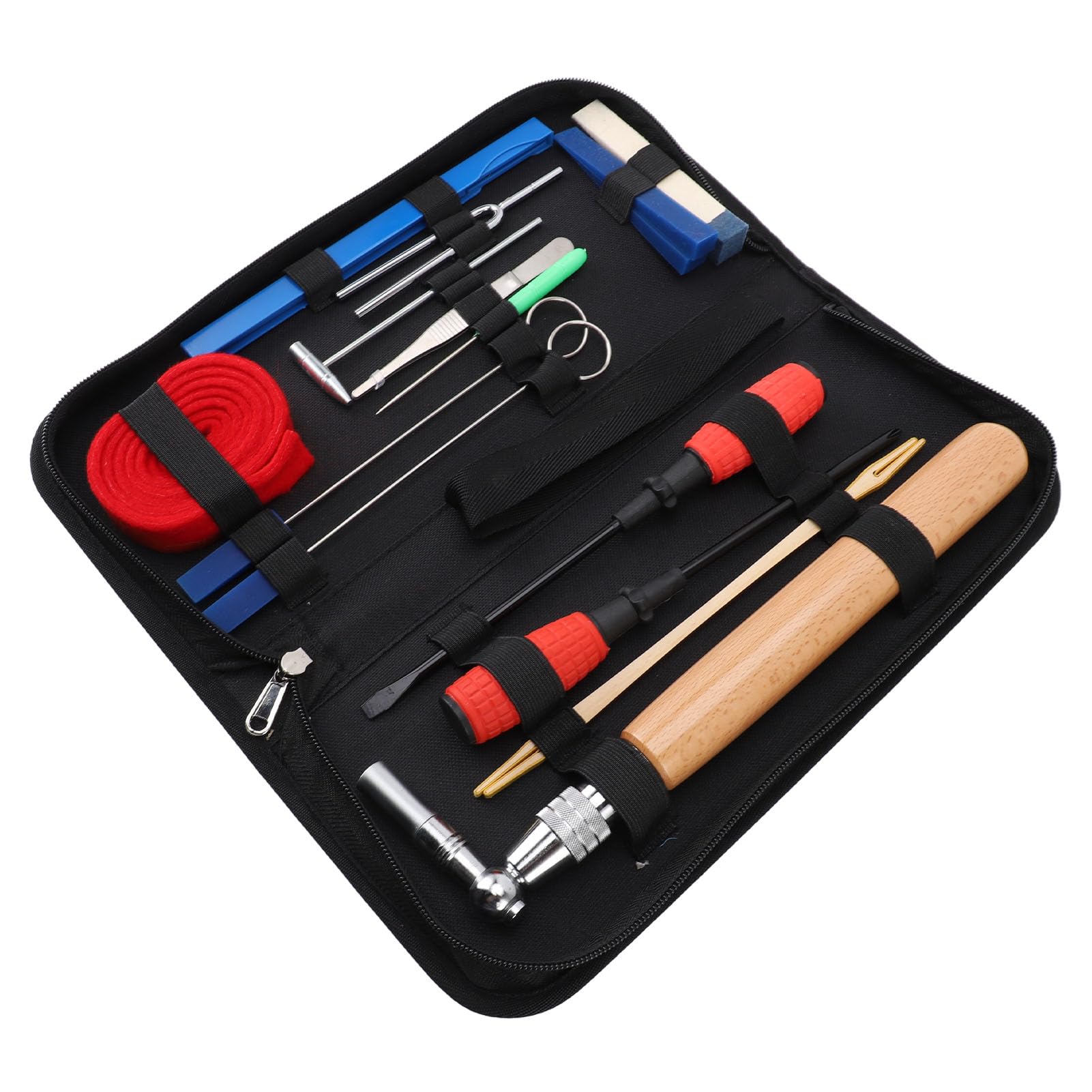 HUIOP Kit de Afinador de Piano Profesional, para Principiantes y Afinadores Experimentados, Proporciona Todo lo que un Afinador Profesional Necesita, Meticulosamente Calibrado para