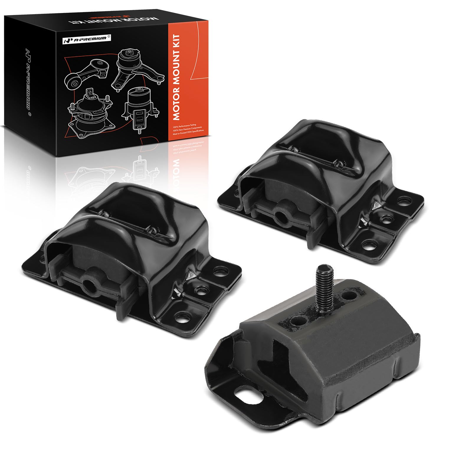3-Piece Engine Motor Mount Set For Chevrolet Camaro & Pontiac Firebird V8 5.0L 5.7L