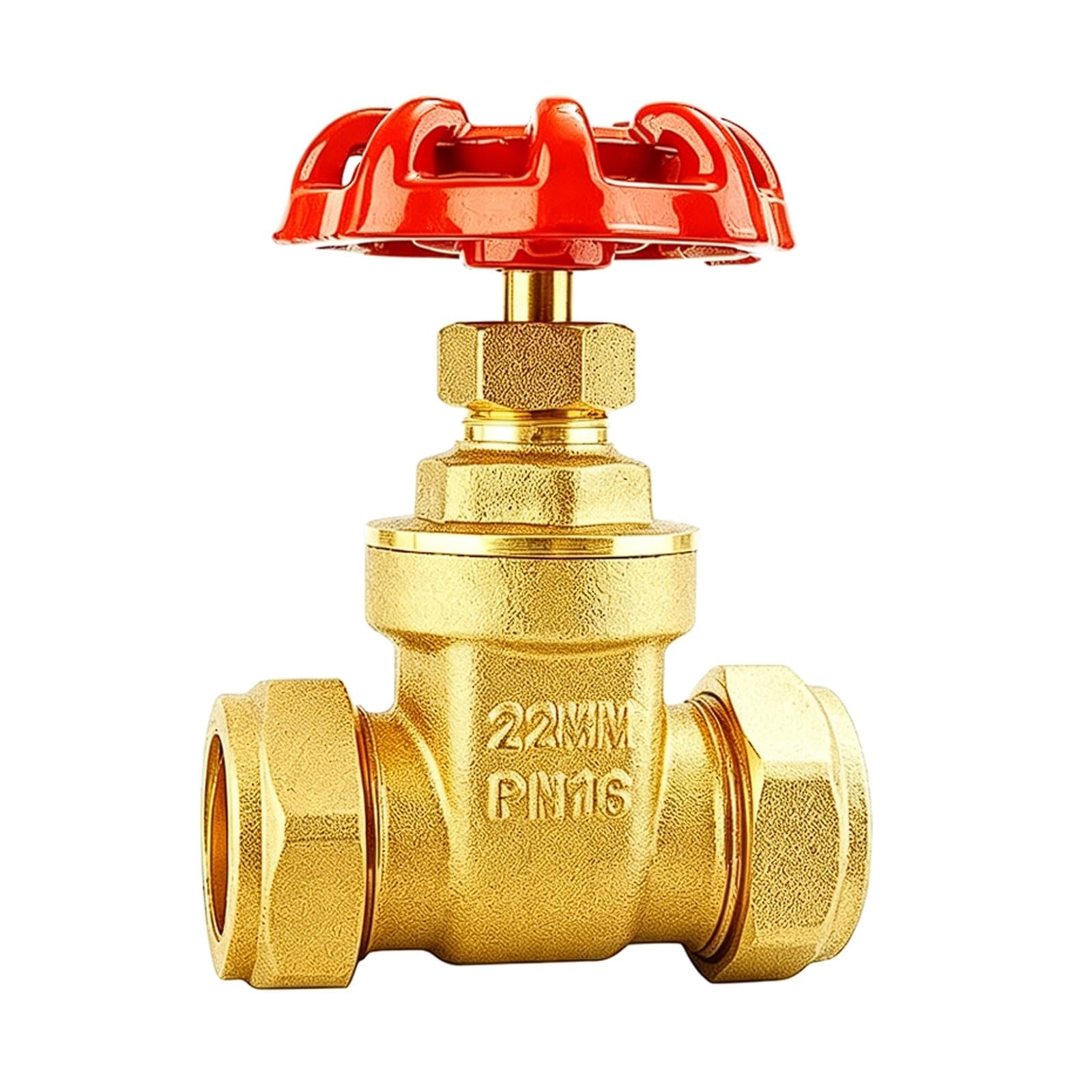Vanne manuelle en laiton 28mm à tige montante pour conduite eau et chauffe-eau
