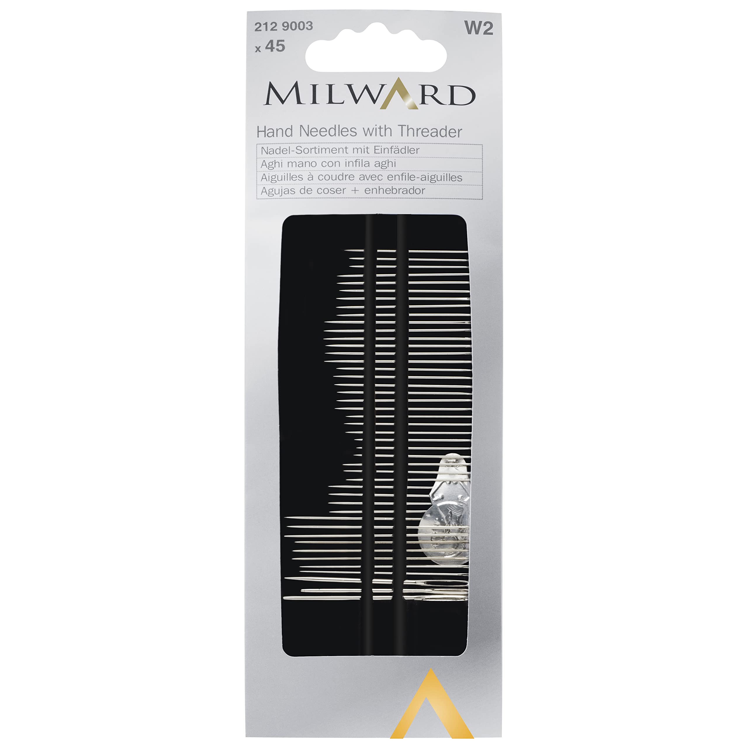 Milward Hand Sewing Needle Assortment with Threader