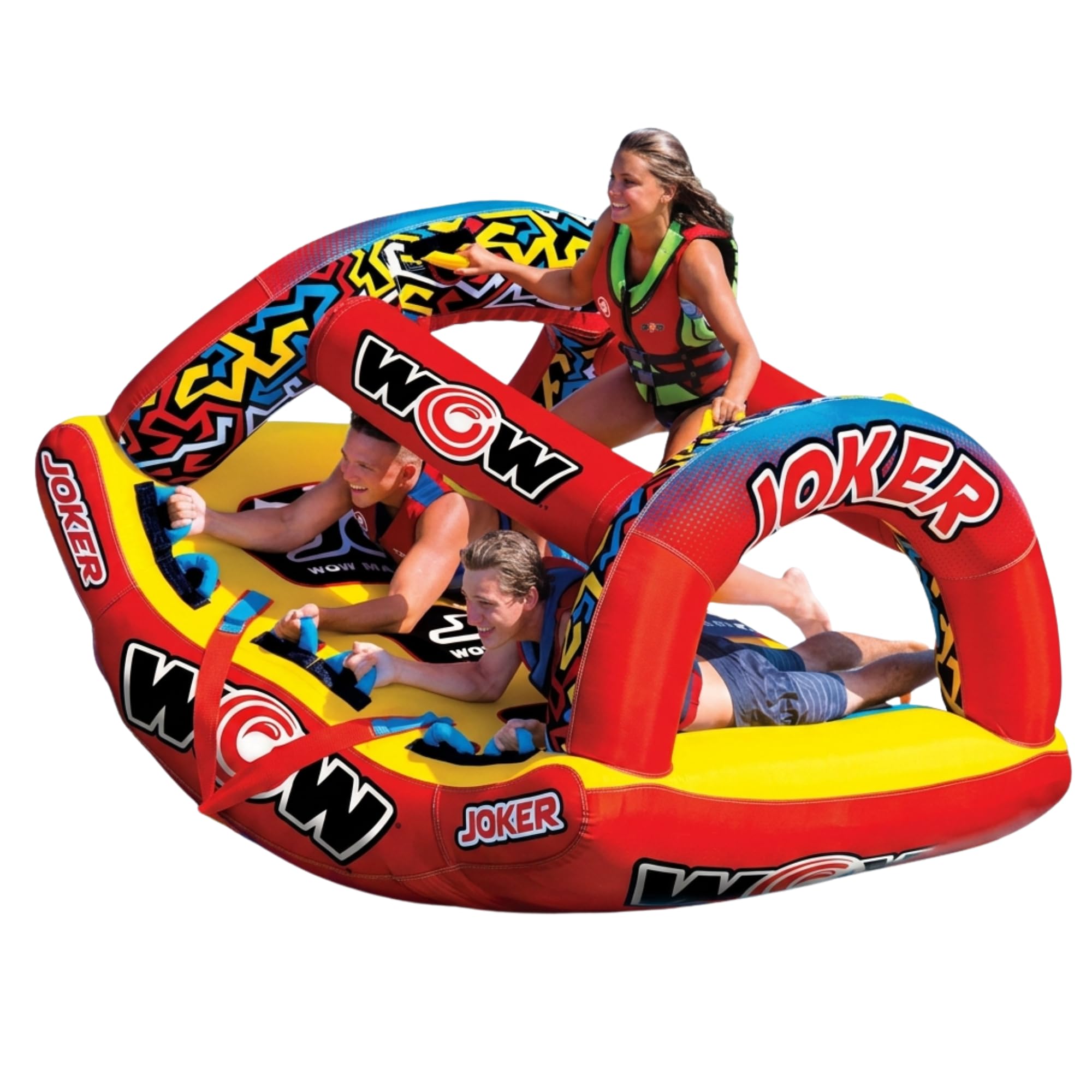 Amazon.com: Wow Sports Joker Towable Tube - 1-3 Person - Standing
