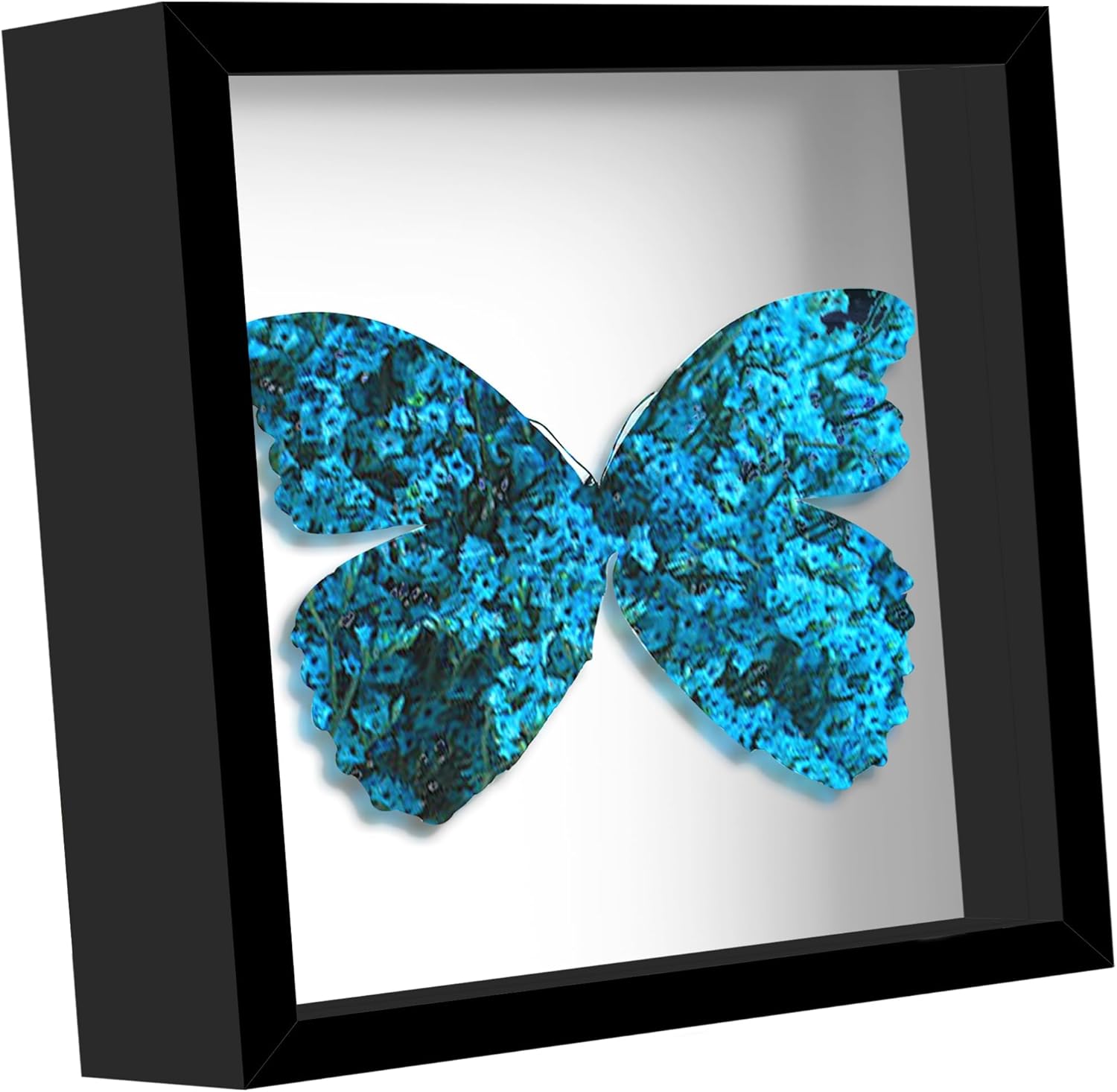 Picrit 10x10 Shadow Box Frame, Black, and White.