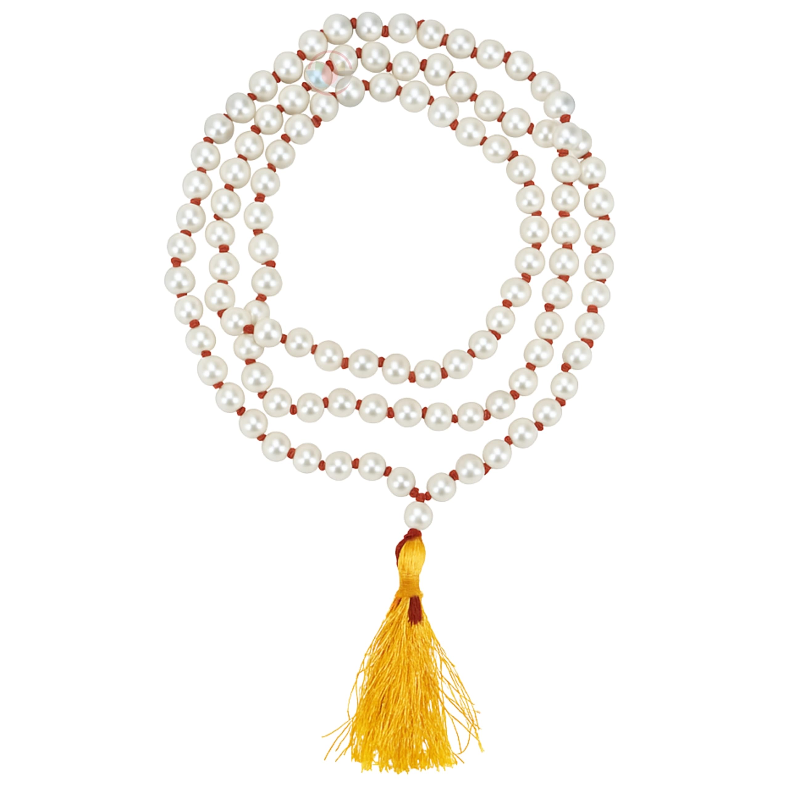 Remedywala Natural White Pearl Jaap Mala 8mm – 108+1 Beads Moti Mala for Meditation, Astrology Remedies-image-40