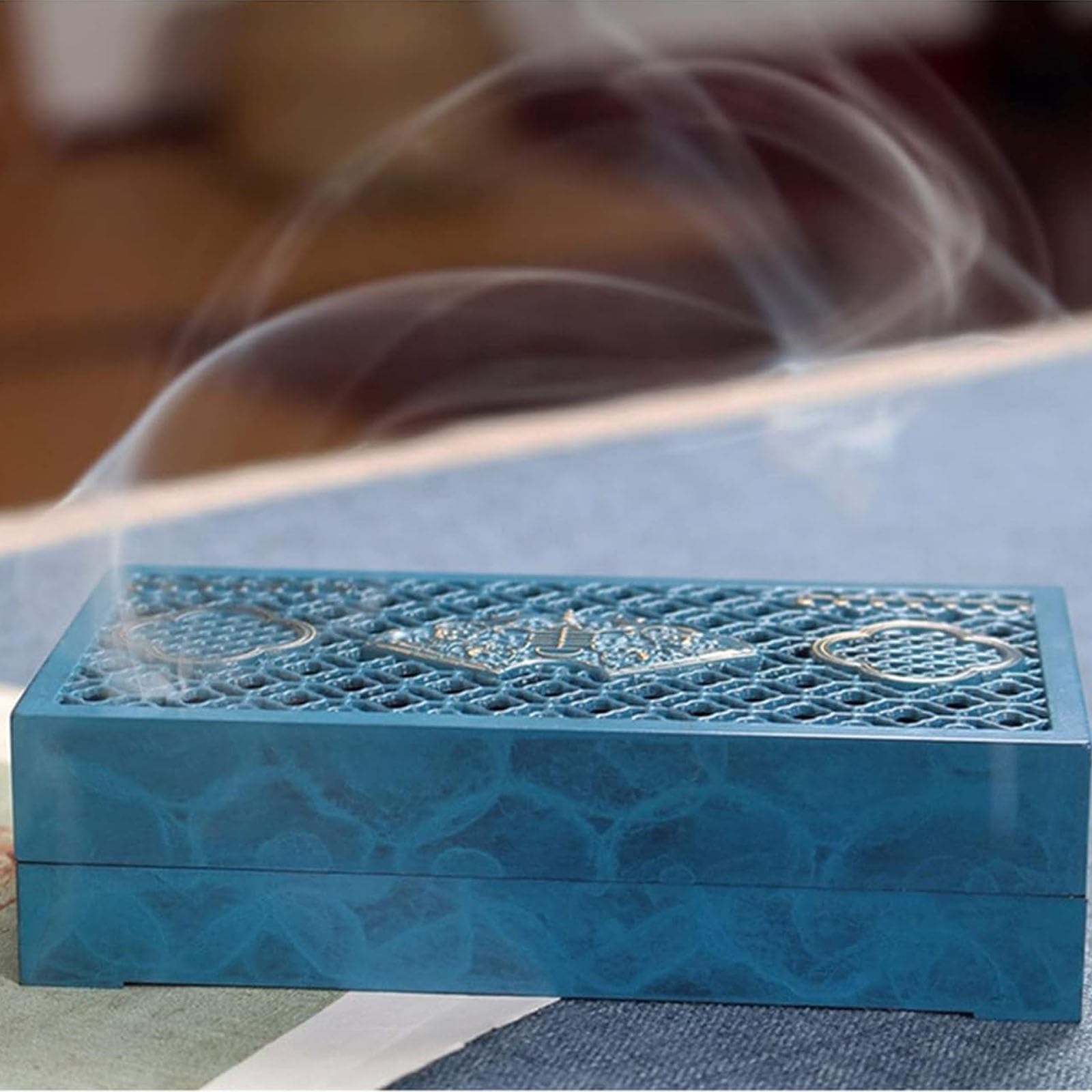 Kit per la produzione di incenso, in ottone, set di fragranze per la casa fai da te con cucchiaio, pala, pennello, bruciatore per relax e fragranza per la casa
