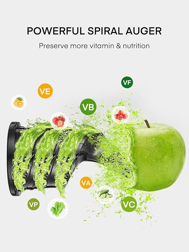 Extractor de Jugos Prensado Frío Boca Ancha 250W 120V miniatura 7