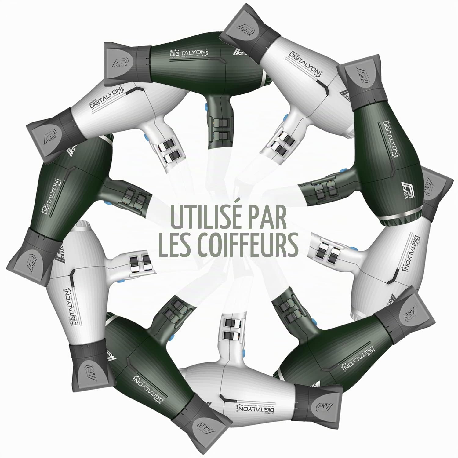 Parlux Digitalyon - sèche-cheveux argent