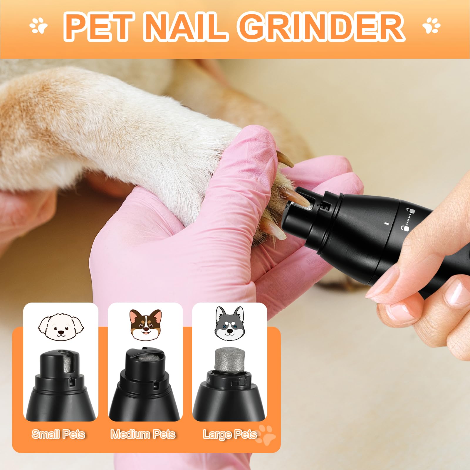 4 in 1 Dog Grooming Kit with USB-C Charging - Image 4