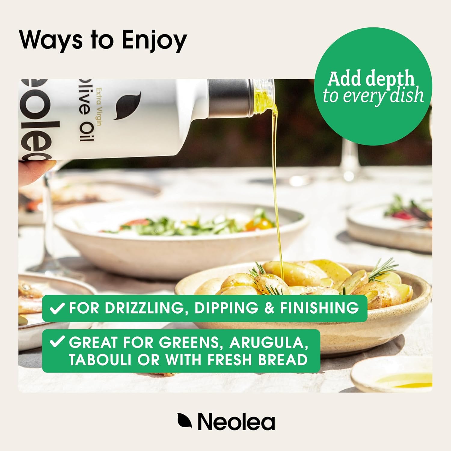 Neolea Greek Extra Virgin Olive Oil – Single Origin, Early Harvest, High Polyphenol – From Koroneiki Olives Hand Picked in Greece – Fresh Aromatic Cooking Oil & Finishing Dishes – 16.9 fl. oz / 500ml