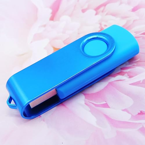 Miniatura 4 de Unidades flash USB de 1 GB Memory Sticks Pulgar Drive Pen Jumpdrive U Disk con adaptador tipo COTG para alumnos y estudiantes (azul)