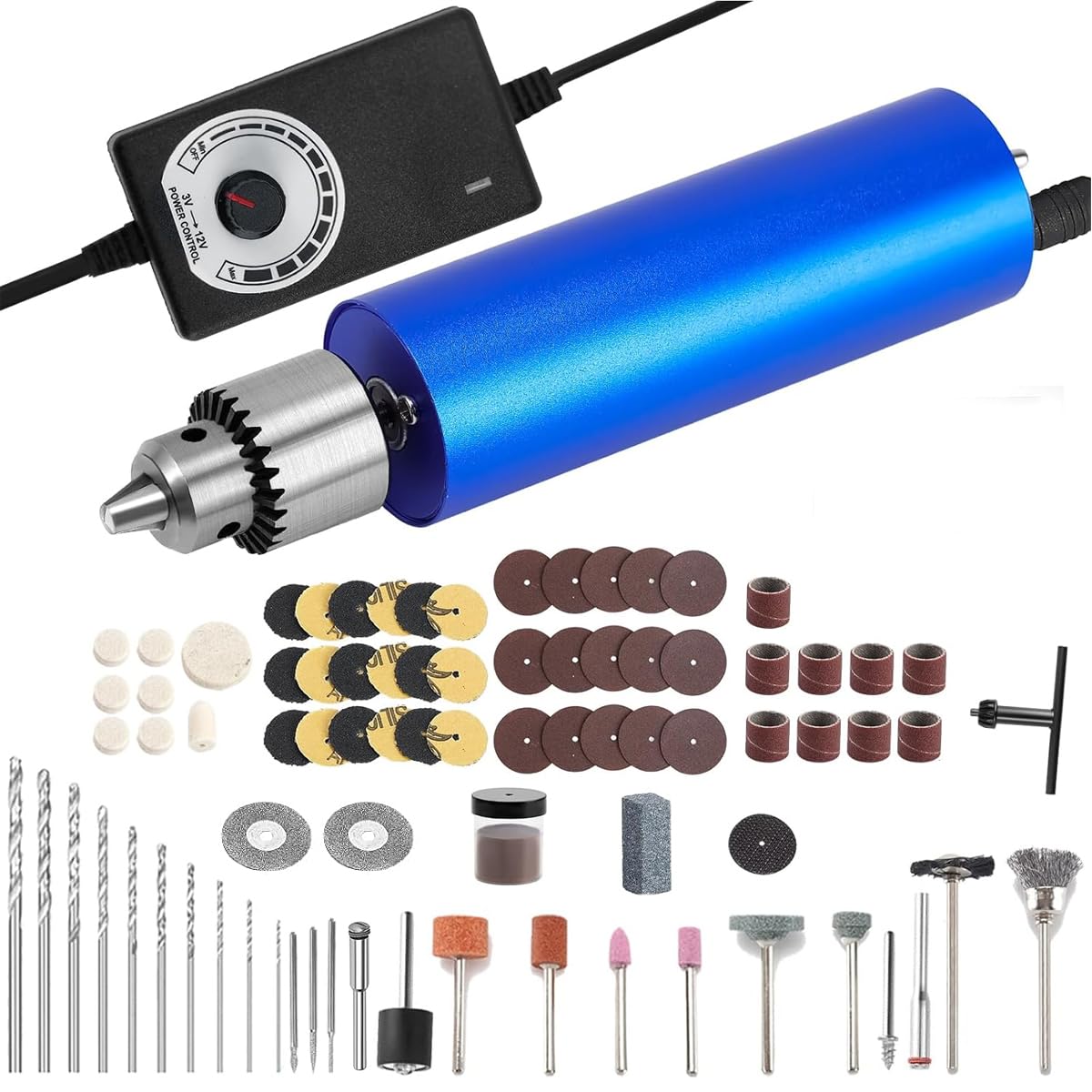 Serplex® Mini Electric Drill for Resin Craft, Stepless Adjustable Electric Drill Kit with Controller, Mini Electric Drill for Carving, Drilling, Sanding, Polishing, Jewelry Making (B0CW9CPXZ1) Amazon Price History, Amazon Price Tracker