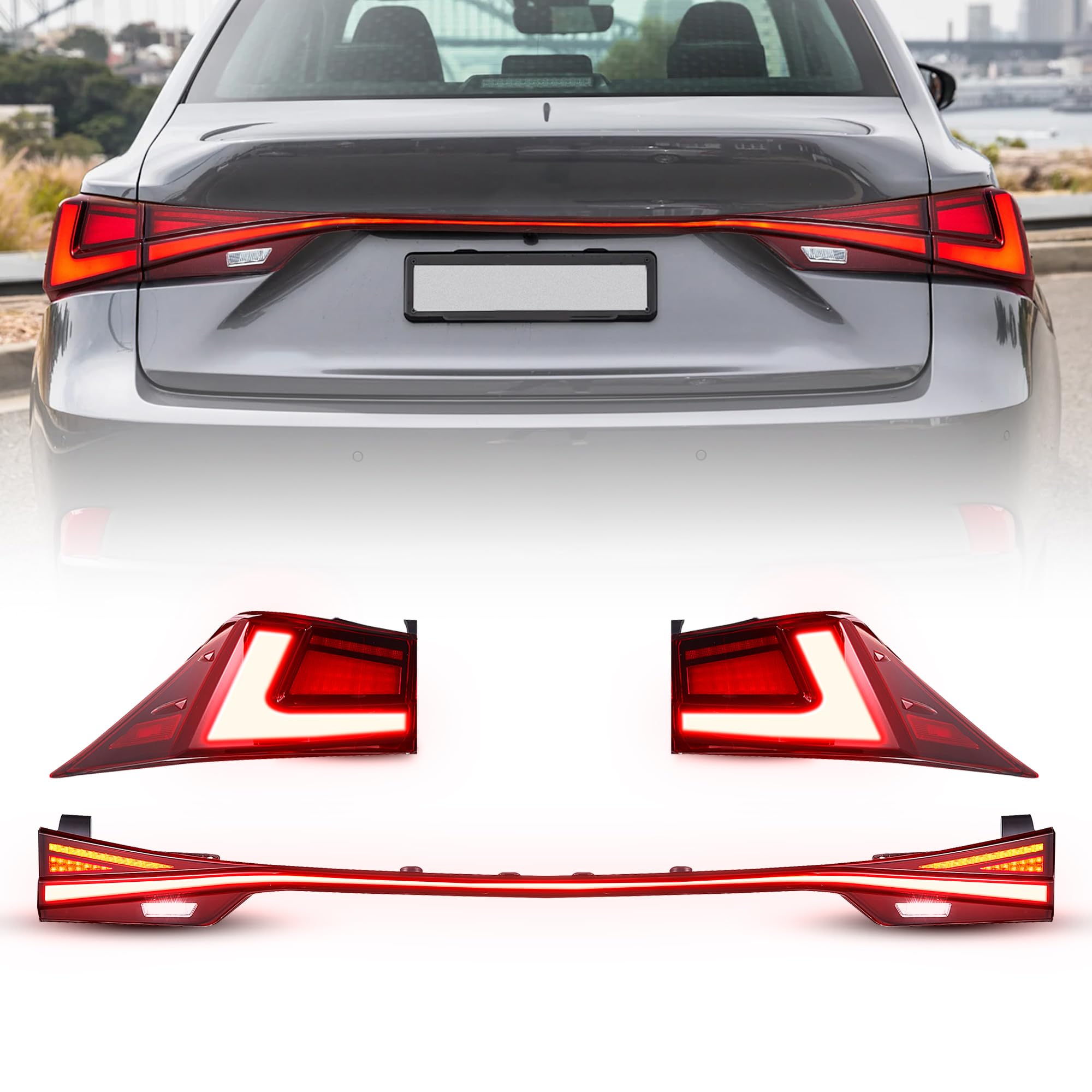 Amazon.com: VLAND LED Tail Lights Compatible For Lexus 2014-2019