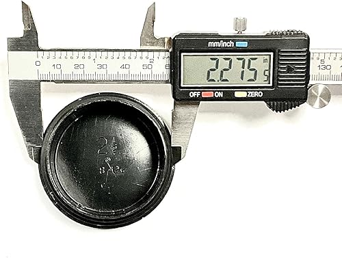 Miniatura 3 de SB - Paquete de 2 tapones redondos de plástico de 2 12 pulgadas (2.5 pulgadas) de diámetro exterior (8-12 Ga para ID 2.17-2.28 pulgadas), tapón