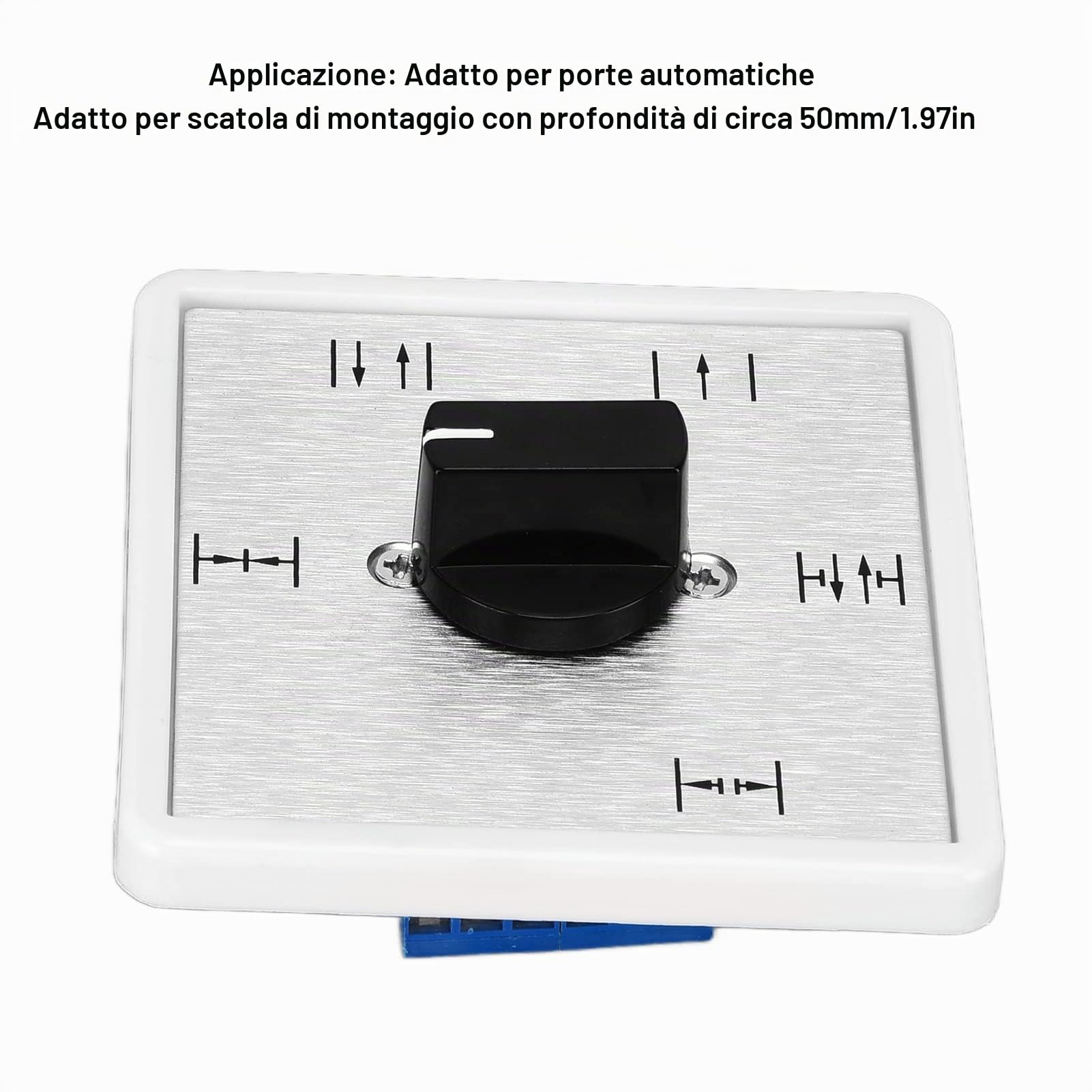 Commutatore rotativo 5 Posizioni Programma Porta Automatica Universale Interruttore a Chiave Commutatore Rotativo Selettore Universale Forniture per la casa