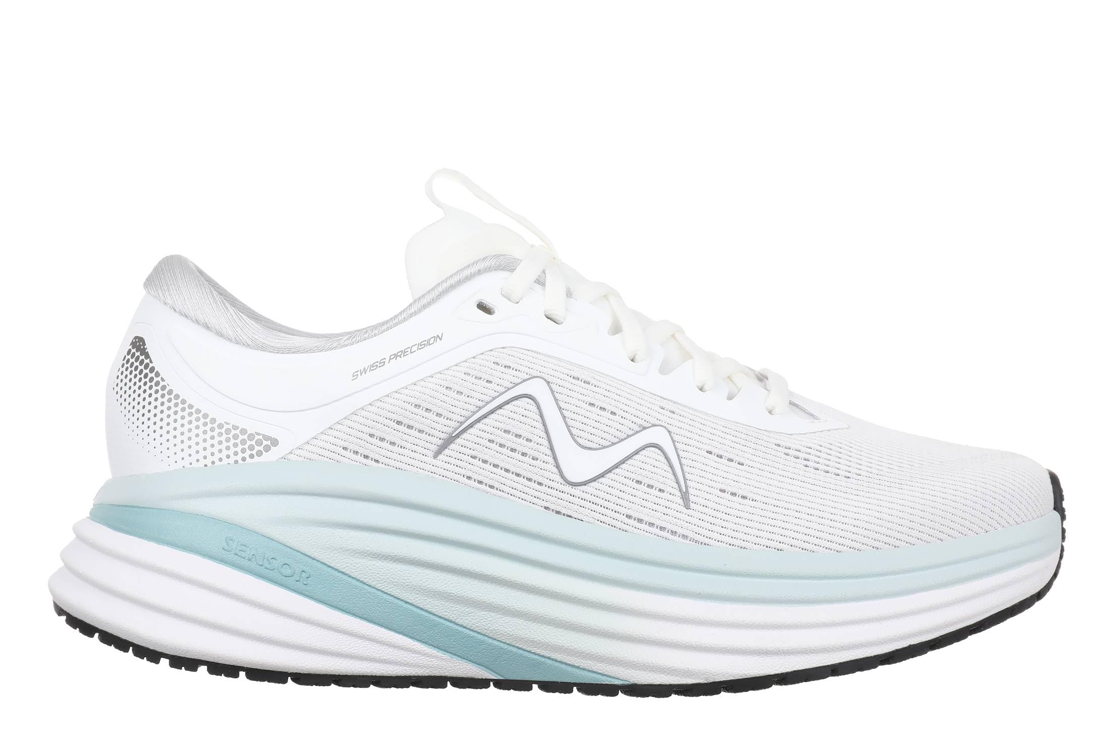 MBT M-3000 Zapatillas Running para Mujer Larga Distancia. Suela Curvada Sensores para Absorción de Impactos.