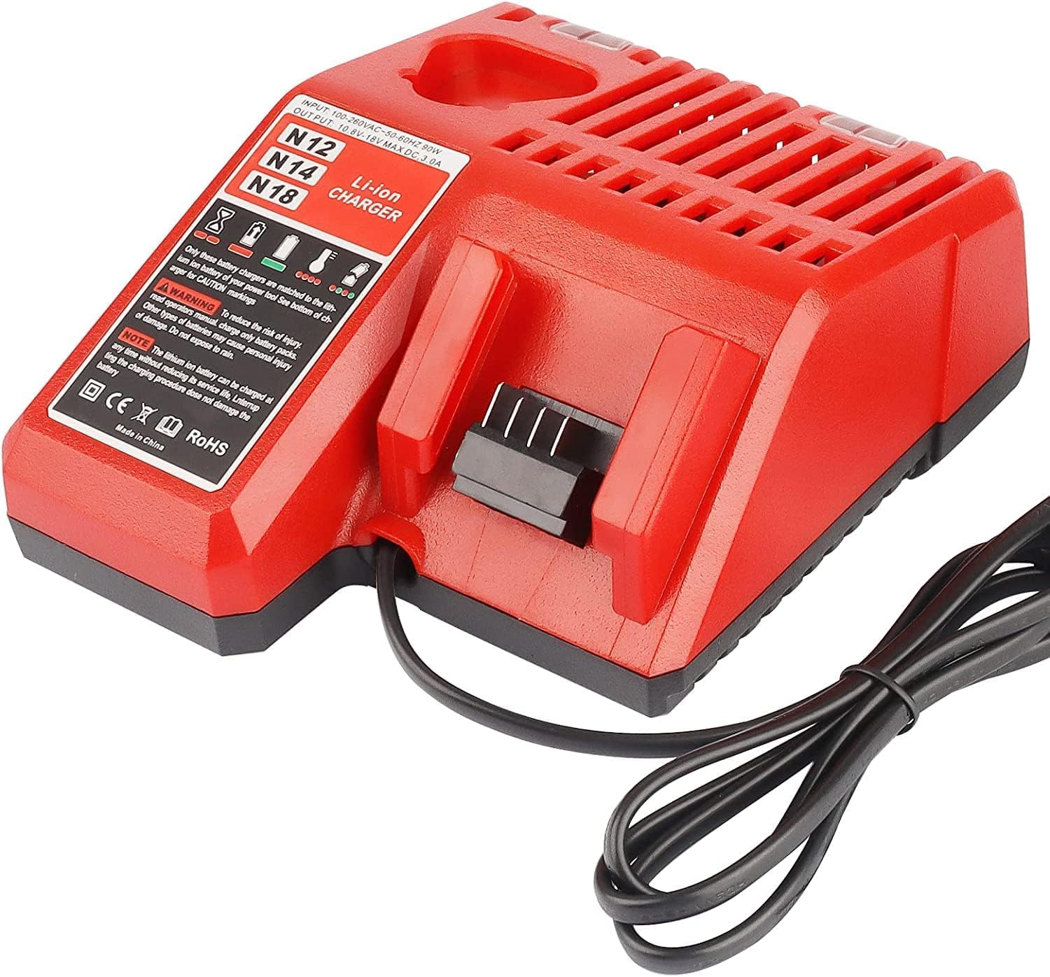 Chargeur de Rechange pour Milwaukee Chargeur M18 M12