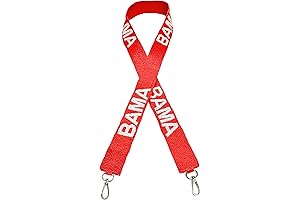 Beaded Purse Strap: Gameday Style for Alabama Crimson Tide Fans