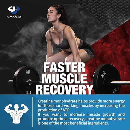 Miniatura 3 de 1 paquete de gomitas de monohidrato de creatina de 5000 mg para hombres y mujeres, monohidrato de creatina masticable para fuerza muscular y