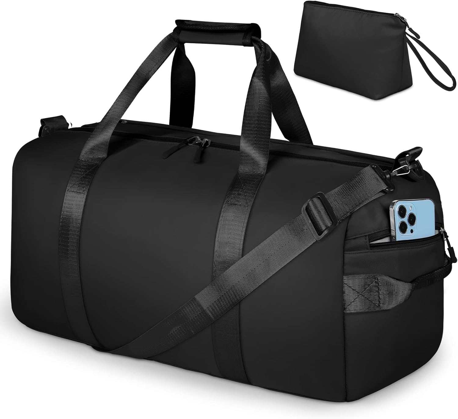 Lubardy Gym Bag Waterproof Carry on Sports Bag for Men Women Small Travel Duffle Bag Lightweight