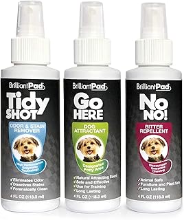 BrilliantPad New Puppy Training Kit |Made for The Indoor Dog Potty (w/Out Fur-Resh Fur Deodorizer, 4 oz)