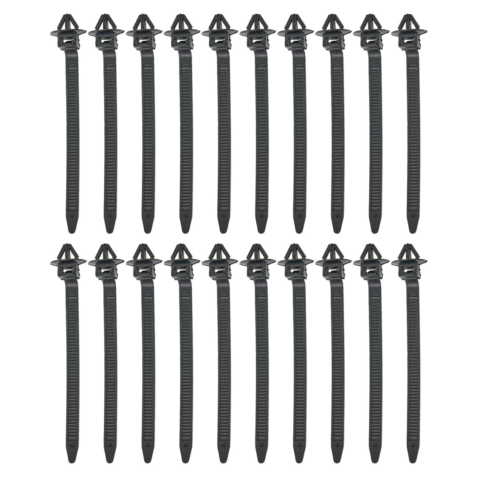 Releasable Black Nylon Zip Ties for Vehicle Wire Securing Quick Release 80mm Cable Ties