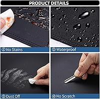 Vista 3 de ZIRIA Alfombrilla de cuero para salpicadero, para Nissan D23 NP300 Navara Terra G3 2015-2020, accesorios de coche