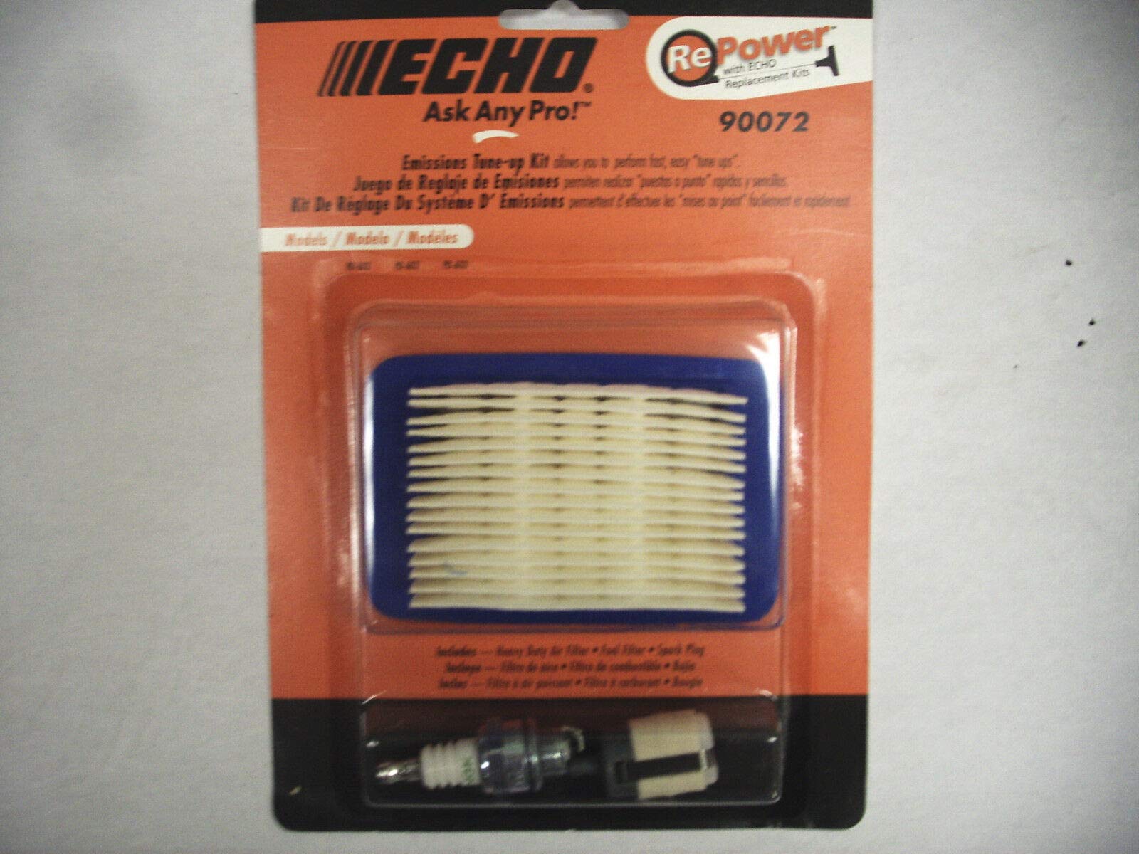 90072 Blower Tune-up Kit for Echo Fits PB-603 Filters & Spark Plug + (Free Two E-Books)