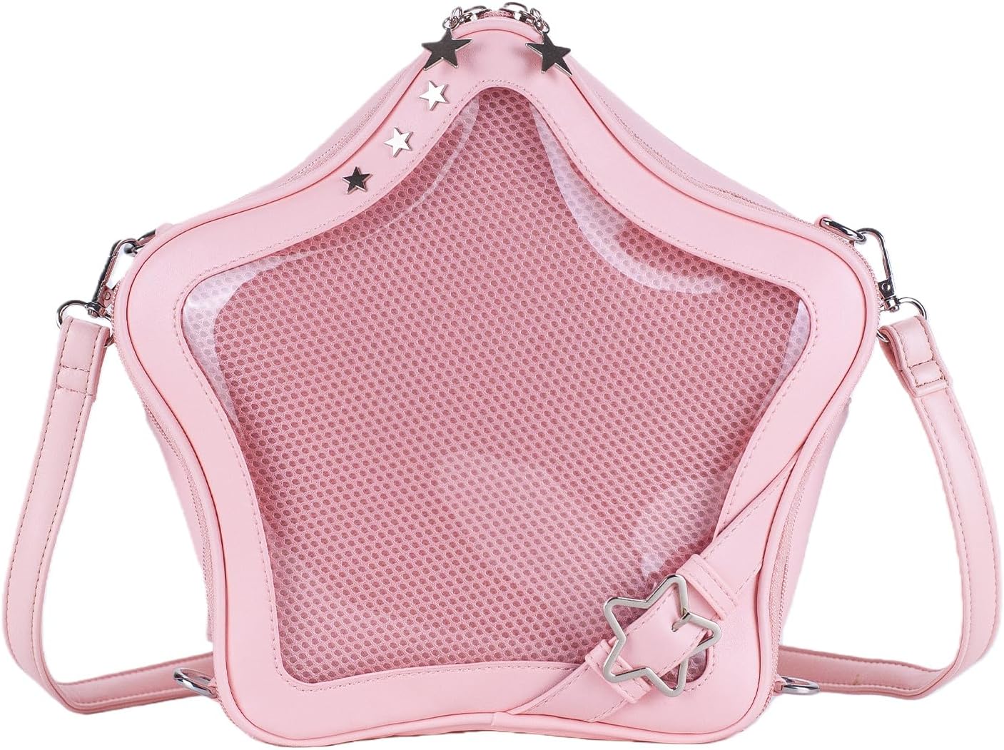 Star Ita Bag Stars Ita Purse Pins Display Backpack Cute Aesthetic Y2K Crossbody Bag Ita Insert Display Handbag Daily Use - Image 5