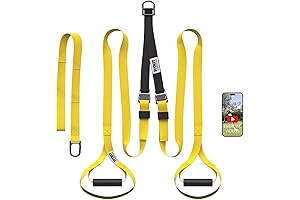 Bodyweight Fitness Training Kit: Ultimate Total Body Workouts with Resistance Trainer Straps
