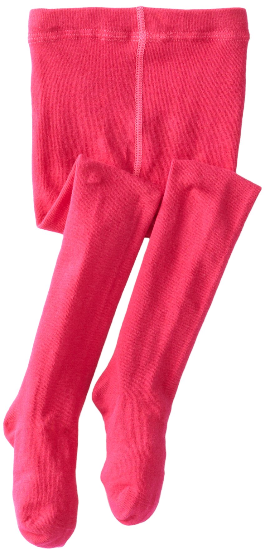 Jefferies Socks Girls Hot Pink ' Seamless Organic Cotton Tights - Pink - 2-4 Years