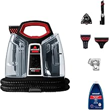 Bissell Portable Wet & Dry Vacuum Cleaner|Heatwave Technology removes Curry & Tough Stains|Deep Cleans Carpet, Sofa, Curtains, Mattress, Refreshes Garments|2 Yrs Warranty|Cleaning Formula incl