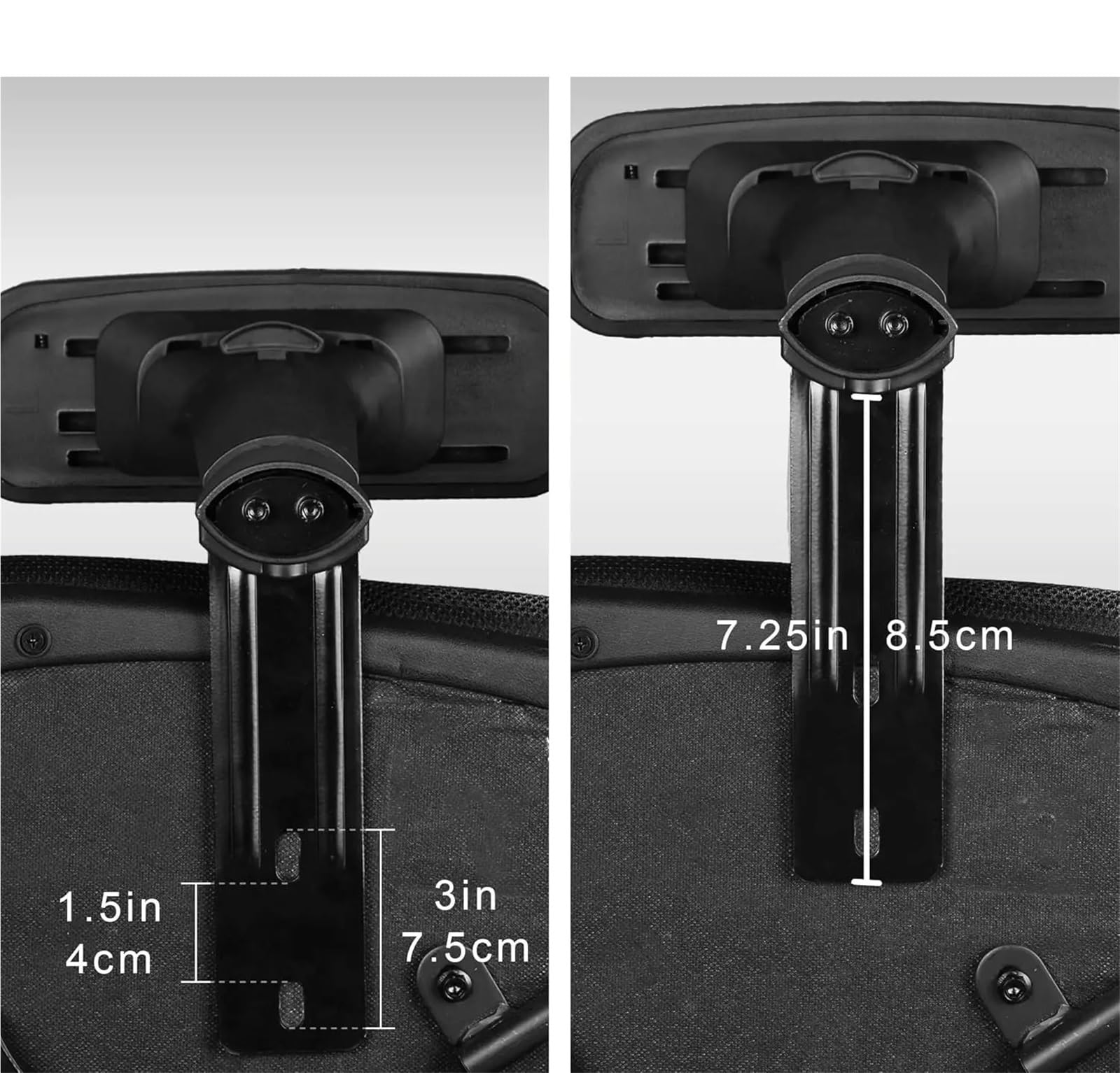 Reposabrazos de Silla con Altura Ajustable, 2 Piezas Repuesto, compatibles la mayoría sillas Oficina, Gaming y Jefe para Sillas De Oficina
