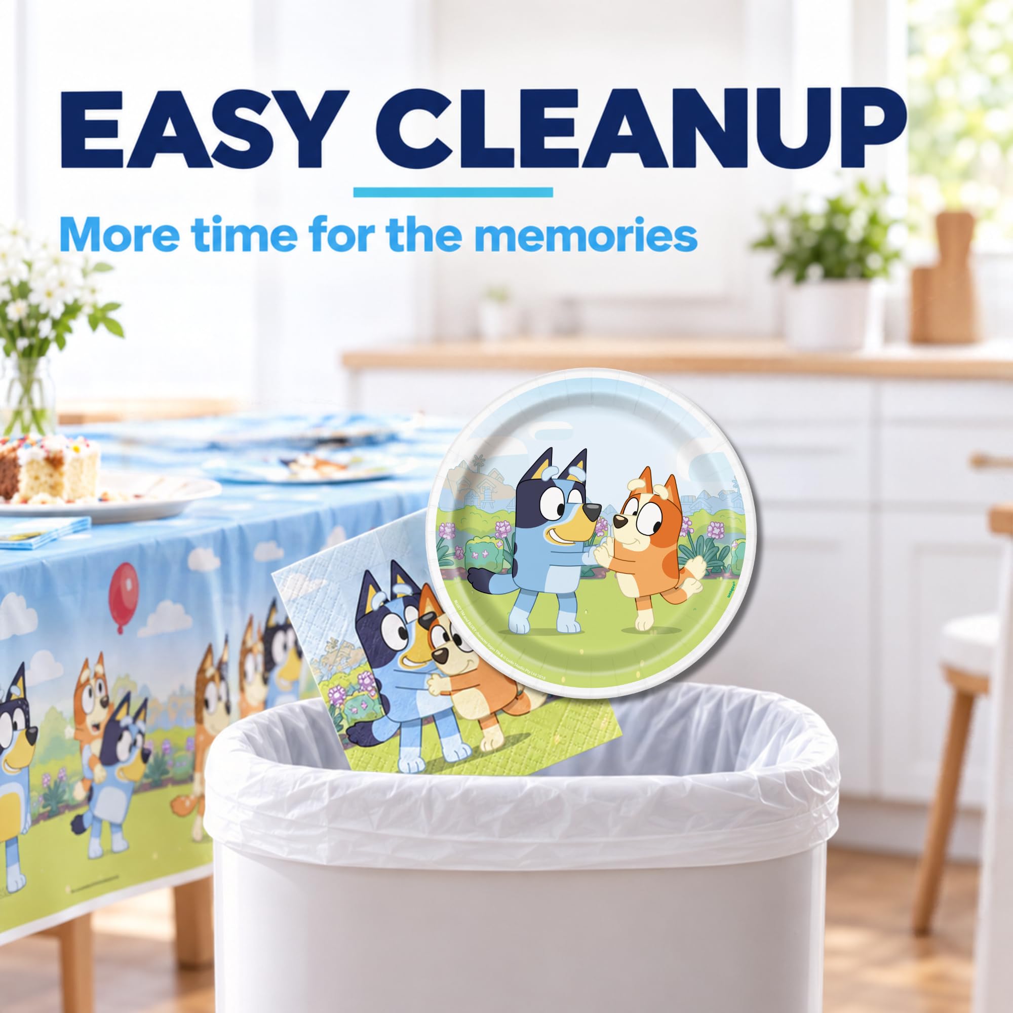 Bluey Birthday Party Decorations - Serves 16 -8