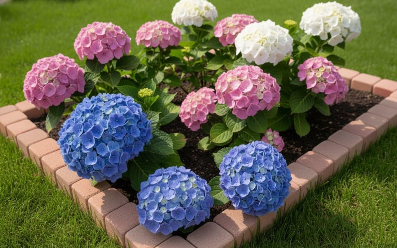 Flower Bed Brick Block Just Place It In Garden, Flower Bed Materials, Ecobrick, Pinkoro, Cubes, Set of 12, Approx. 3.7 x 3.7 x 3.1 inches (95 x 95 x 80 mm), Concrete, Garden Edging (Orange)