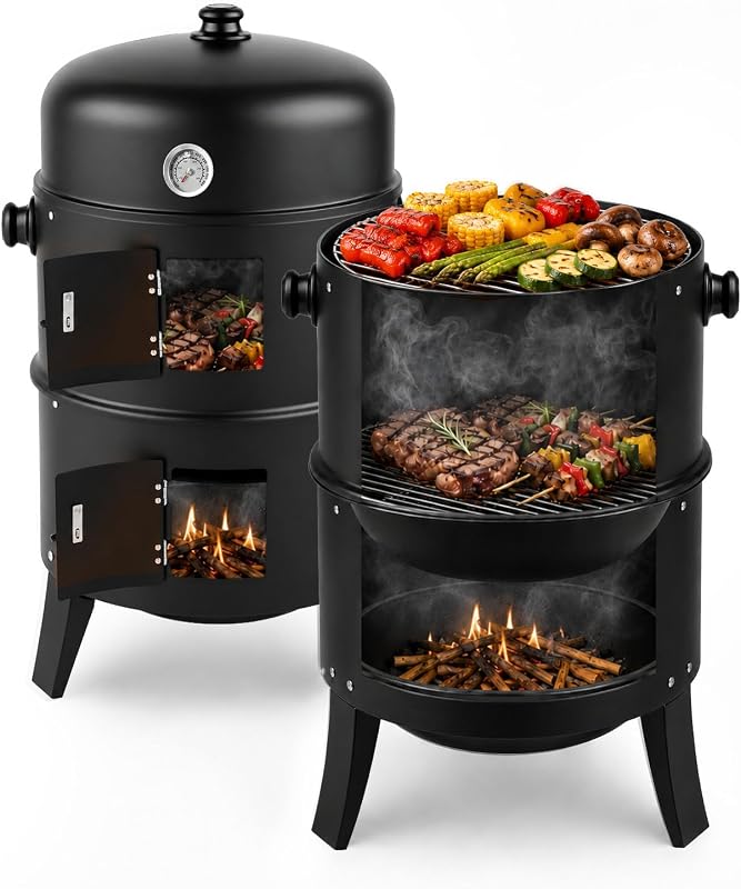 VINGLI 18 Inch Multi-Layer Charcoal