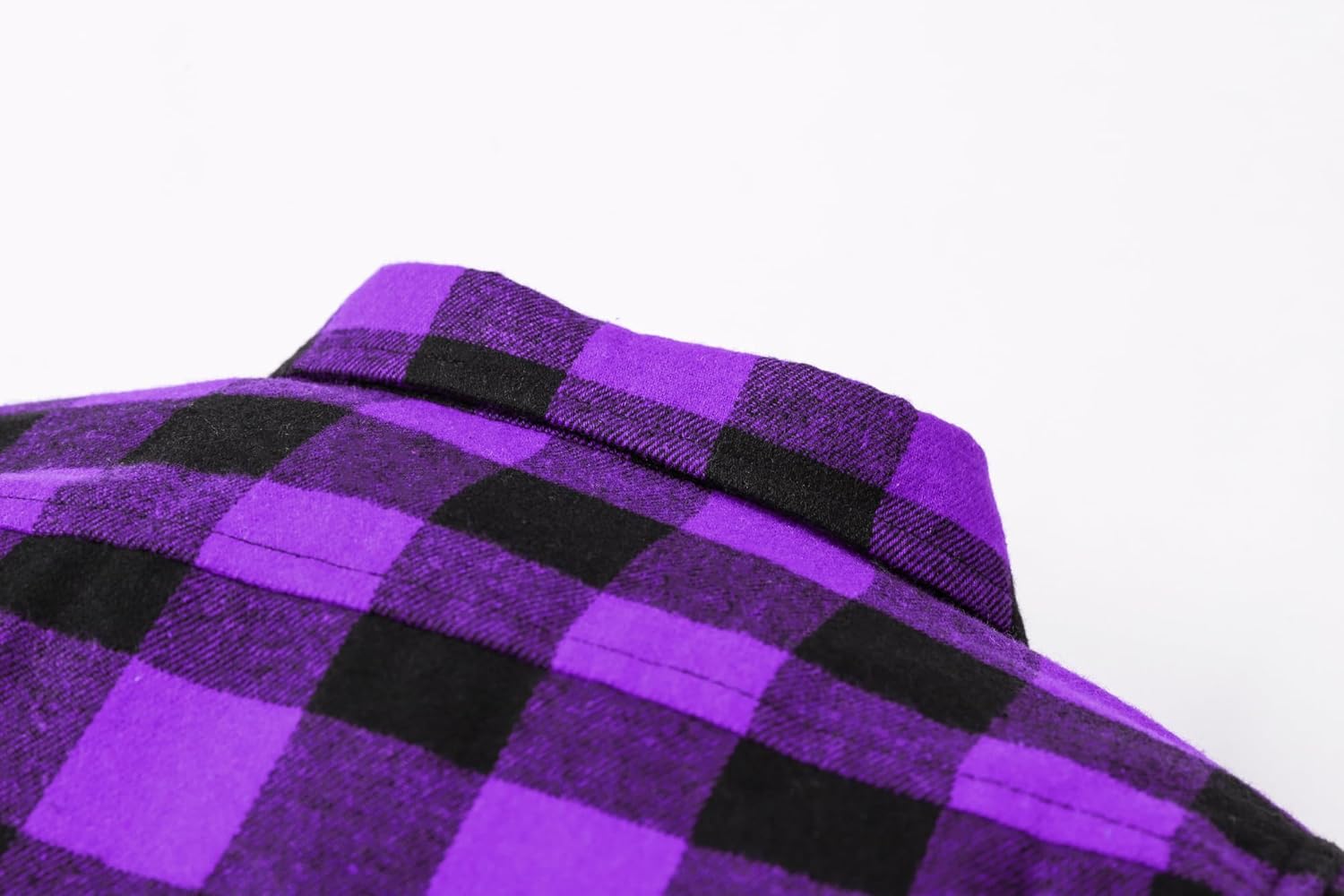 SANGTREE Boys and Mens Flannel Plaid Long Sleeve Shirt Casual Button Down Shirts - Image 7