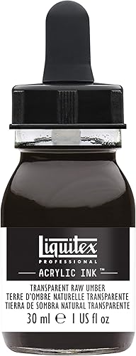 Liquitex - Pintura acrílica profesional INK! Jarro de 1 onza, color blanco de titanio