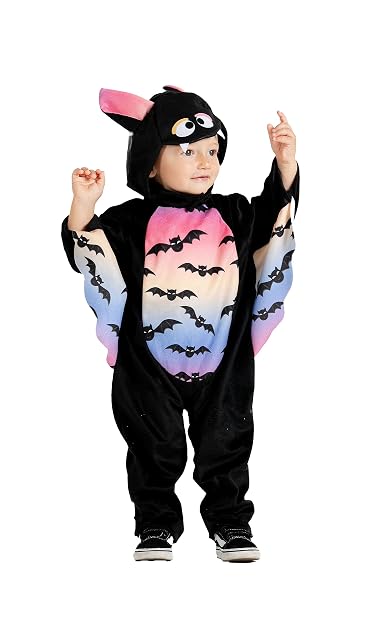 Ciao- Murciélago Crepuscular Pequeño Twilight Bat disfraz mono baby (Talla 2-3 años)