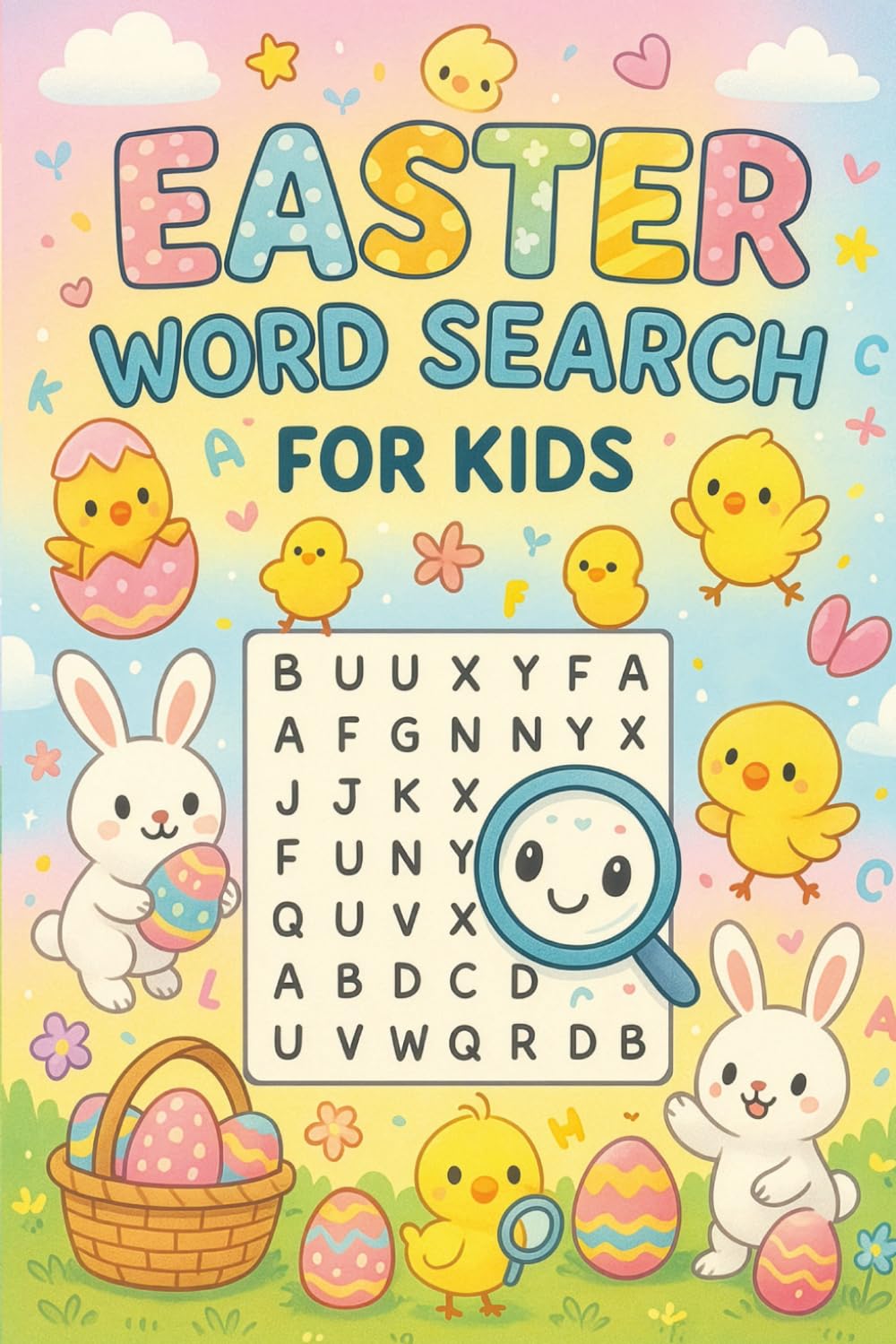 Easter Word Search for Kids: Easter Activity Word Search Book for Kids | 55 Brain-Boosting Puzzles for Learning and Play | 6x9
