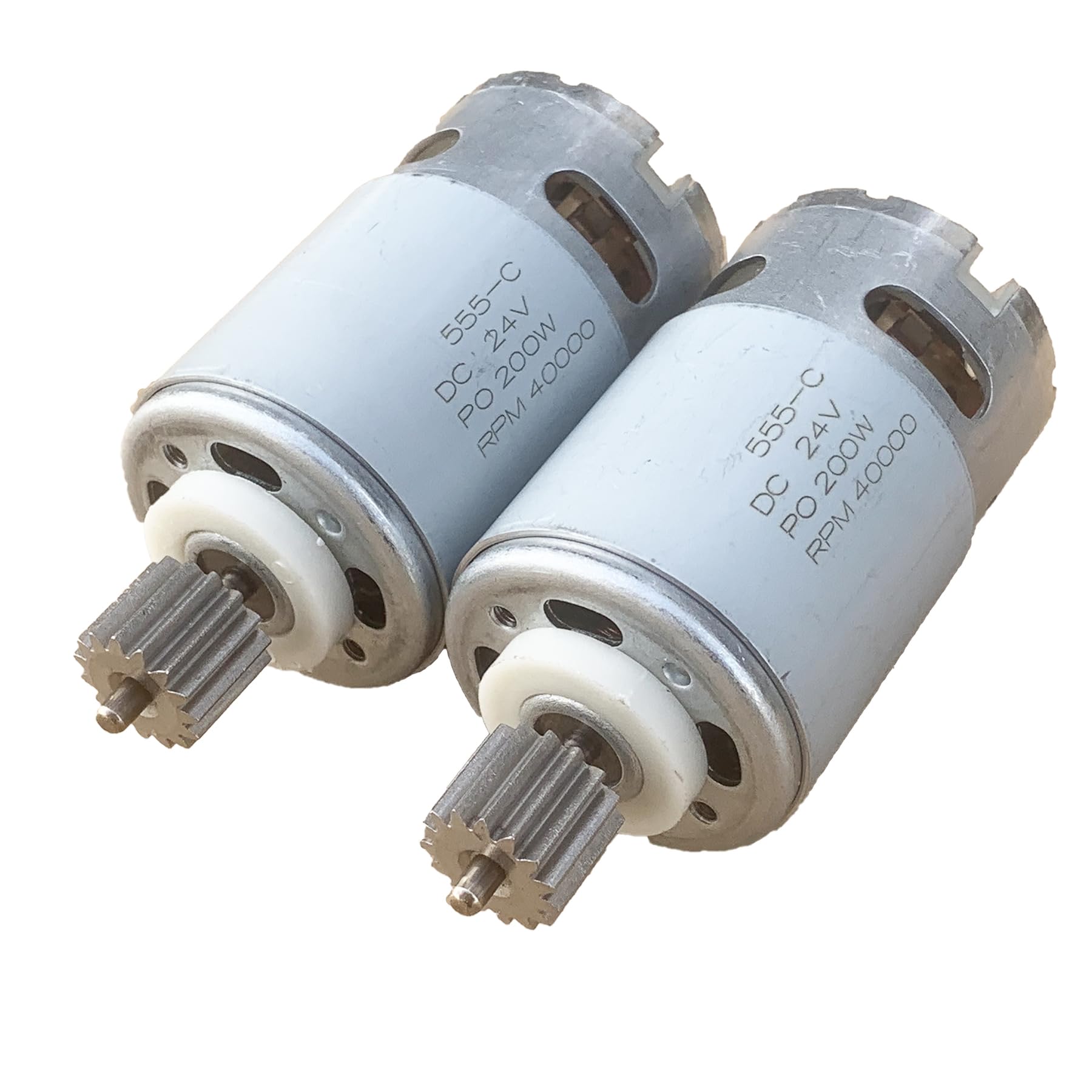 weelye 2 Pcs 24V 40000RPM 15T Children's Powered Wheel Electric Motor,Drive Engine Accessory for Car Children Ride on Toys Replacement Parts