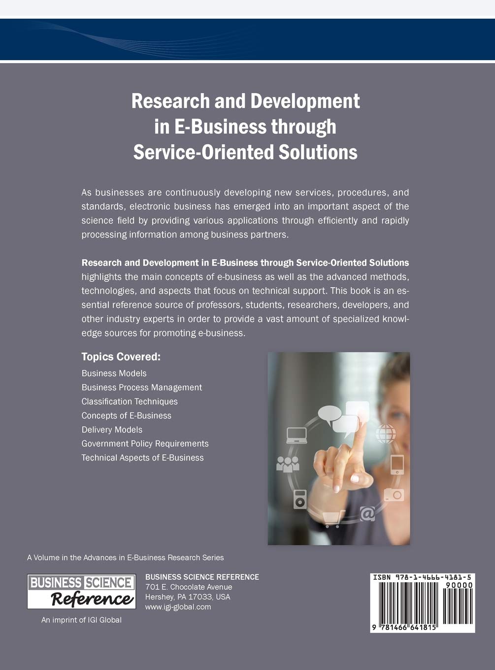Research and Development in E-Business Through Service-Oriented Solutions
