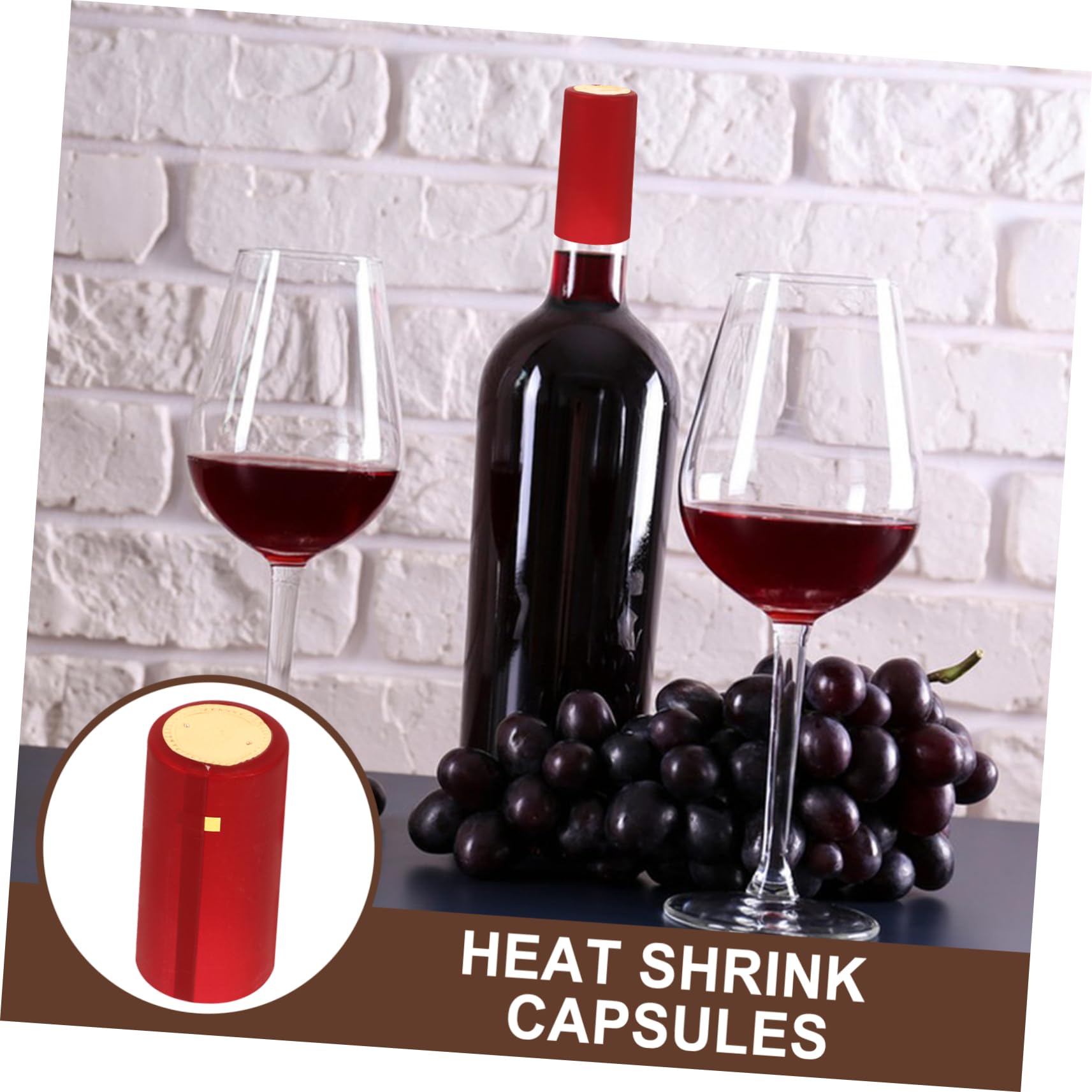 ワインボトルカプセル シュリンクキャップラップ シュリンクトップカバー Amazon | ZOOFOX 500個 ポリ塩化ビニル 熱収縮カプセル ワインボトル用