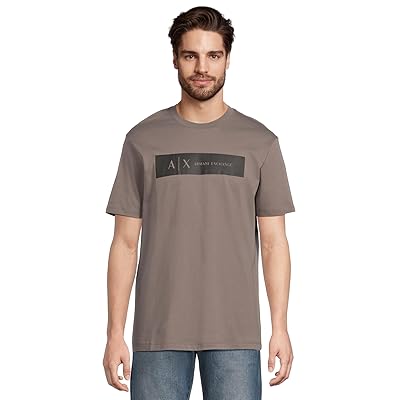Armani Exchange Box Chest Logo T shirt Men