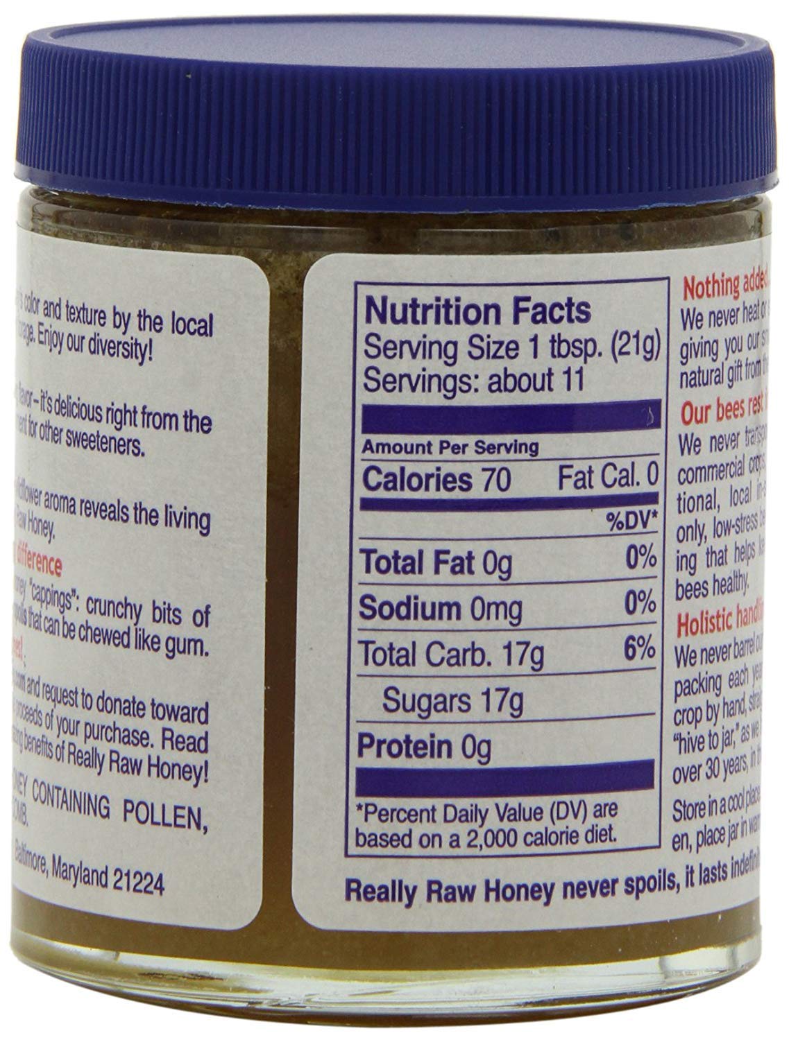 Really Raw Raw Honey, 8-ounces (Pack of4)