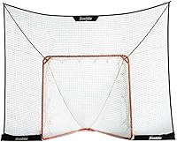 Franklin Sports Fibertech Lacrosse Backstop Net 12x9 ft - Durable Practice Goal Net for Backyard Training