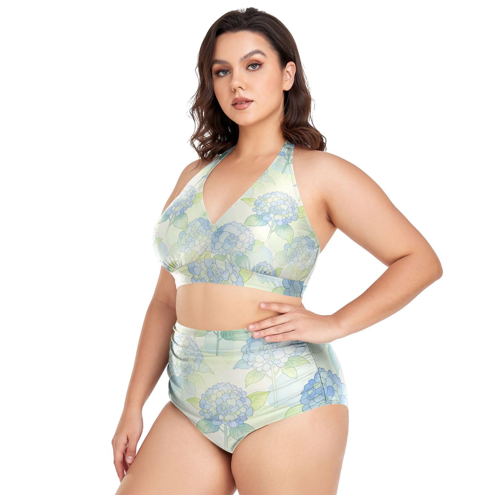 FRODOTGV Costumi da bagno donna taglie forti L-4XL